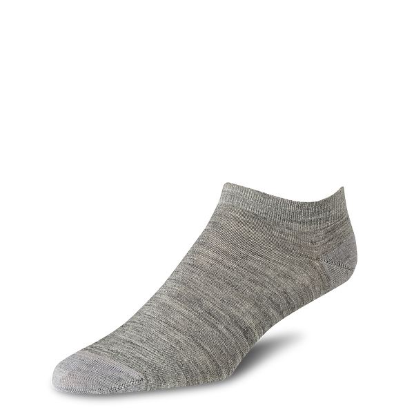 Sock in Light Gray Merino Wool Blend 