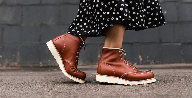 Red Wing Heritage Boots Genuine Leather Boots For Men Women Red Wing Shoes