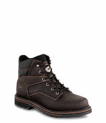 Steel shank top work boots