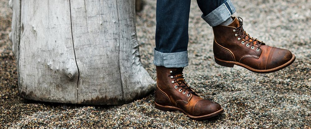 iron ranger cap toe boot