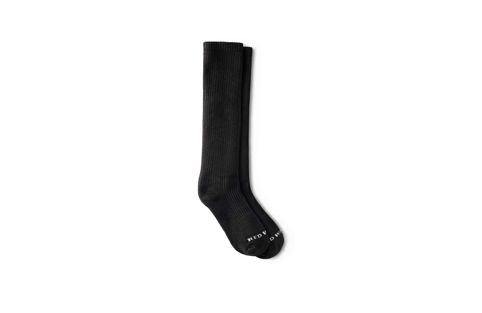 Everyday Work Medium Weight Over-the-Calf image number 1 Black Unisex Cotton Blend Over-the-Calf Sock in Black
