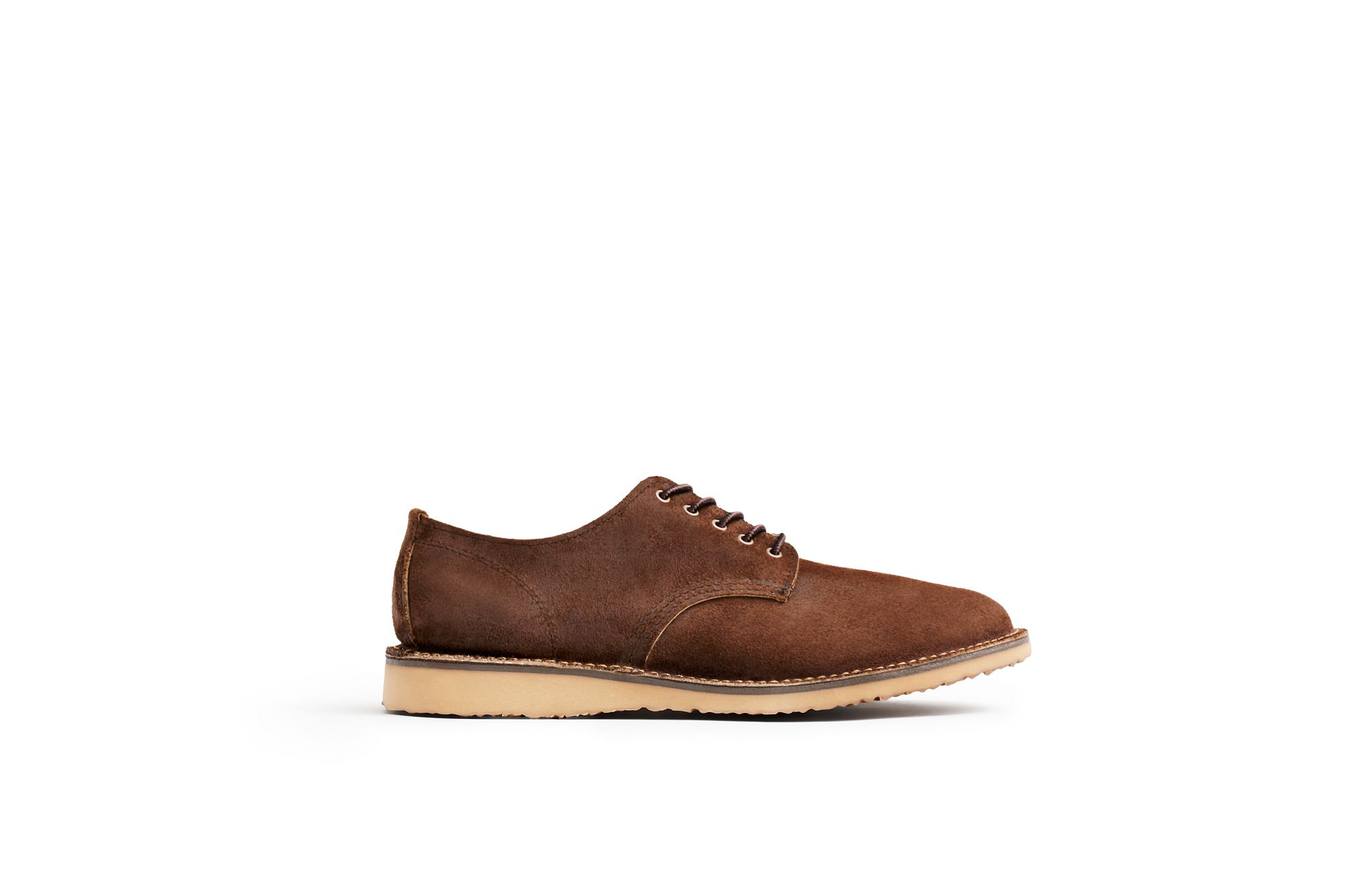 Weekender Oxford image number 1 Chocolate Men's Oxford in Chocolate Muleskinner Leather