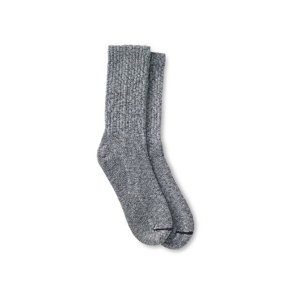 Unisex Over-Dyed Cotton Ragg Sock in Black 97373 | Red Wing