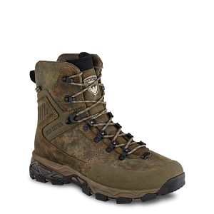 Go to Pinnacle Men's 9-inch Waterproof Leather Insulated Field Camo Boot
