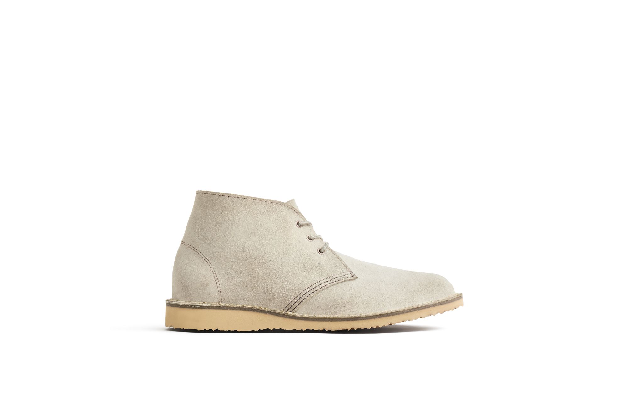 Weekender Chukka image number 1 WHITE SAND Men's Chukka in White Sand Mohave Leather