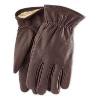 Lined Buckskin Leather Gloveimage number 0
