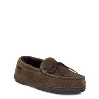 Fleece-Lined Suede Loafer Slippersimage number 0
