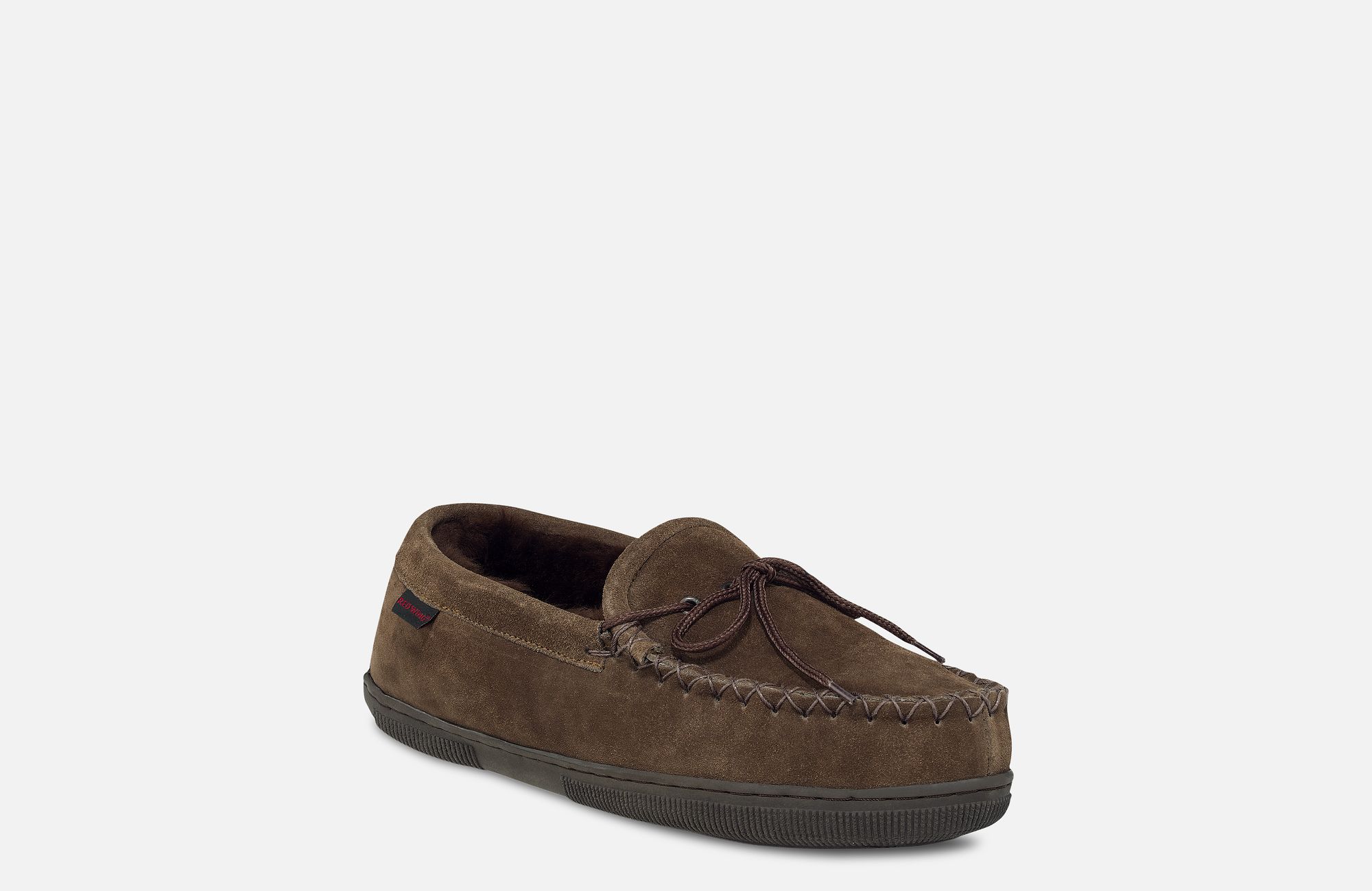 Sophie table domain Fleece-Lined Suede Loafer Slippers | Red Wing