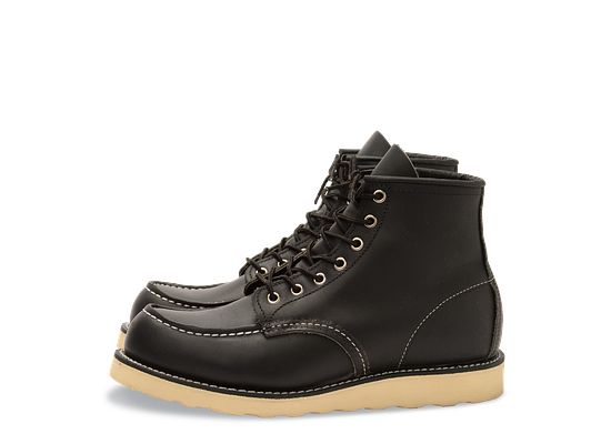 Men's Classic Moc 6-Inch Boot in Black Leather 9075 | Red Wing Heritage