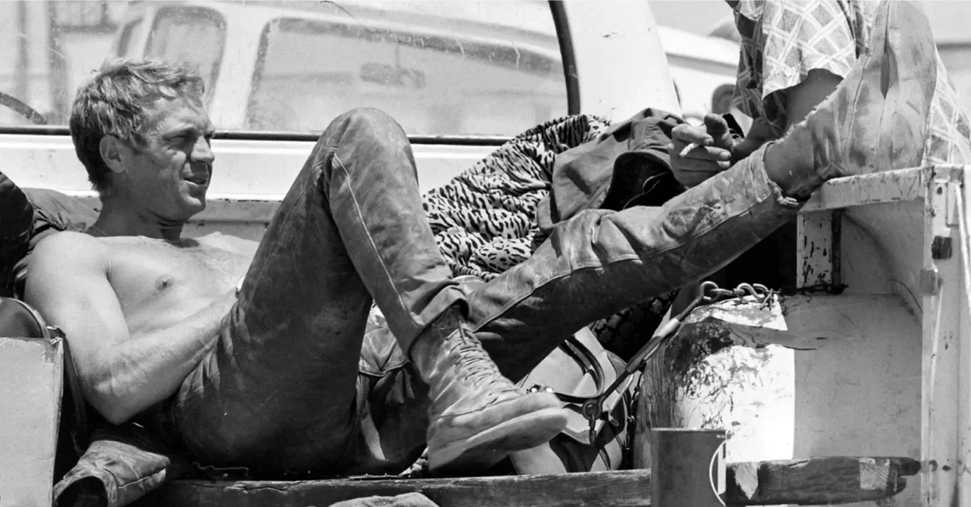 Steve McQueen in Red Wings, 1963.