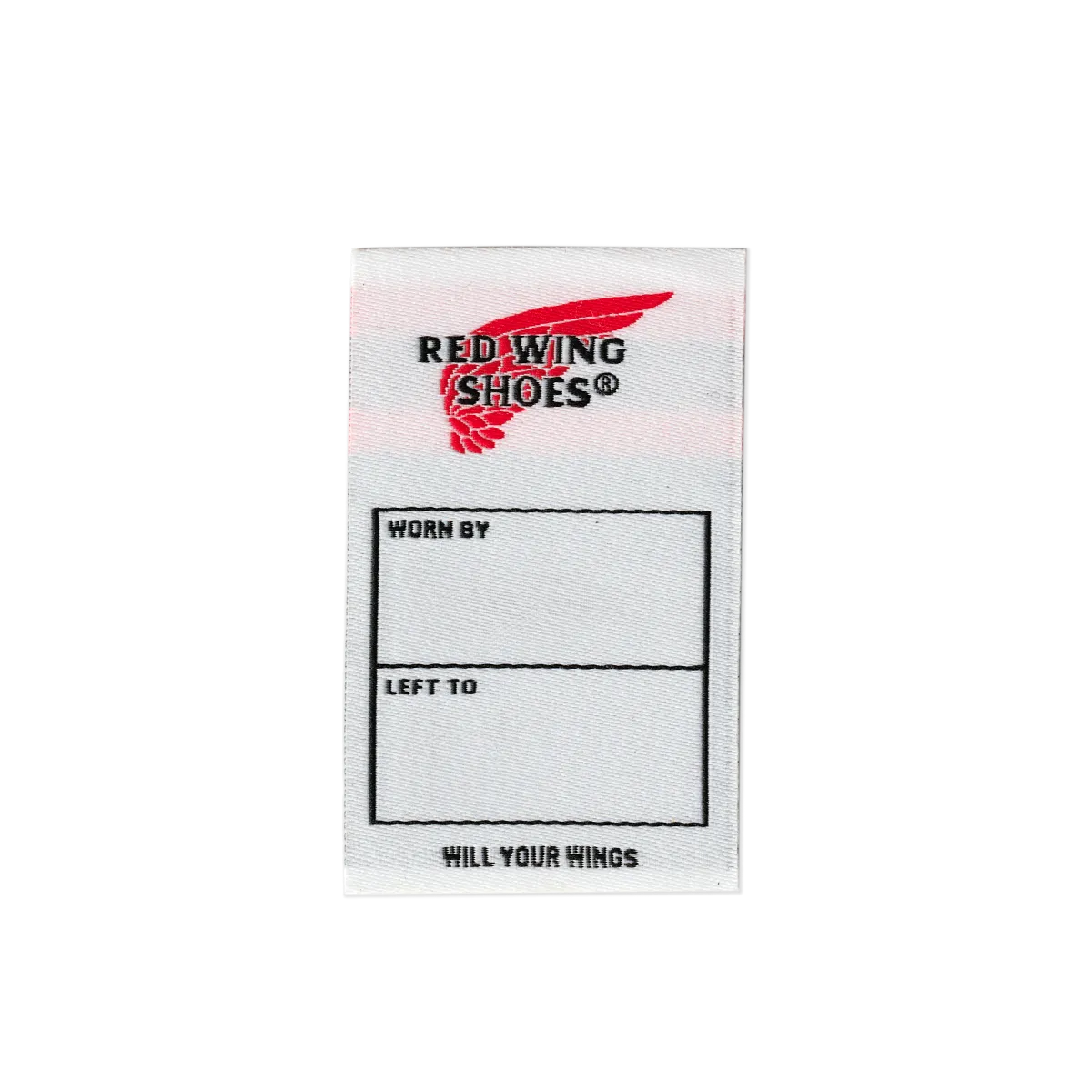 Will Your Wings Boot Tag - view 1
