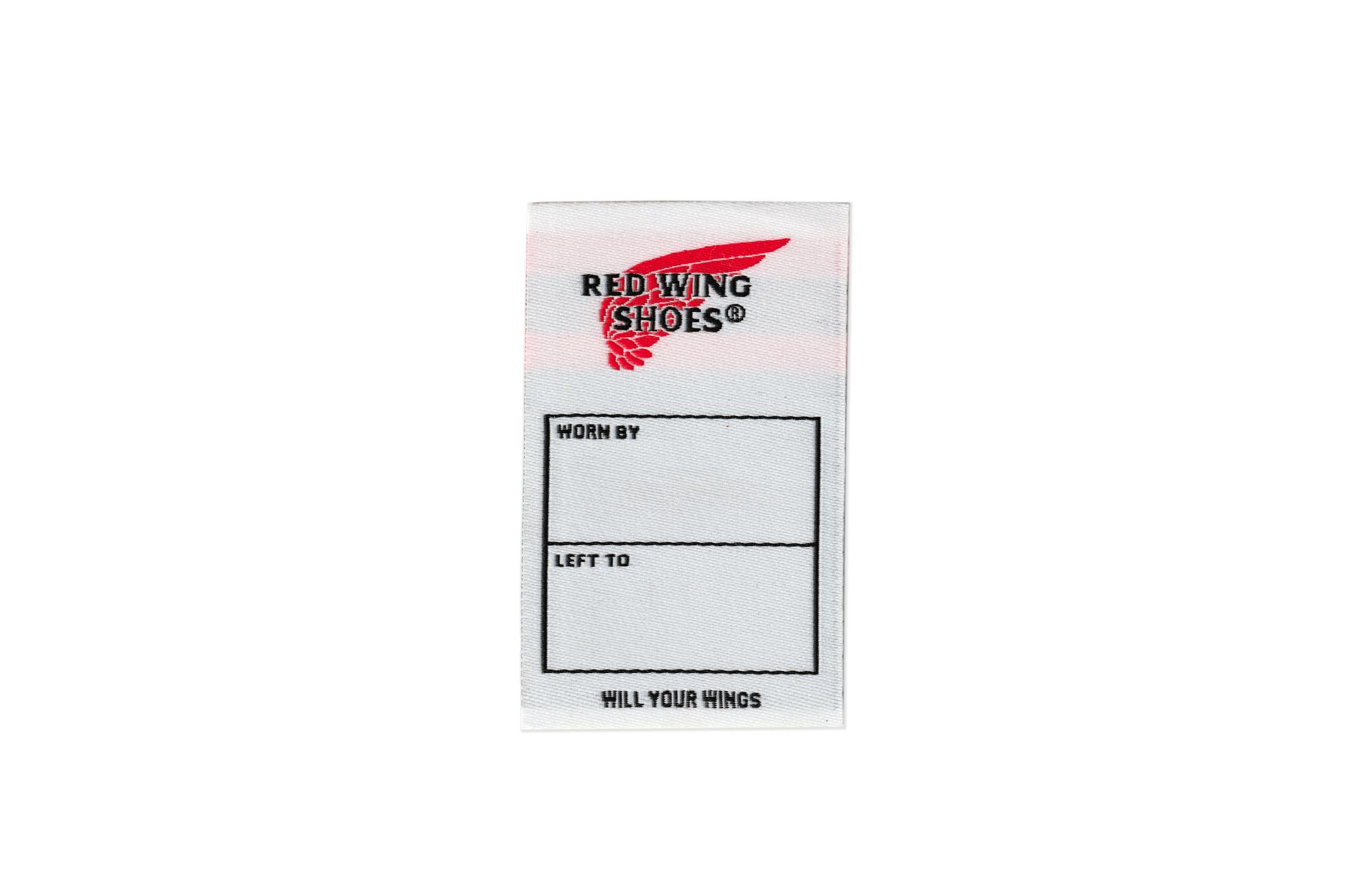 Will Your Wings Boot Tag image number 1 null Red Wing Heritage Gusset Tag