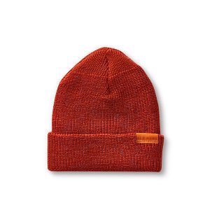 Red cheap wing beanie