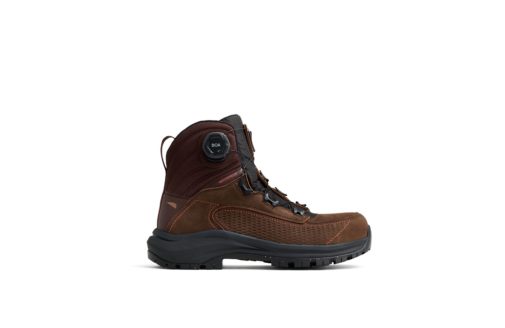 Apex image number 1 Brown Women's 6-inch Waterproof BOA® Safety Toe Boot
