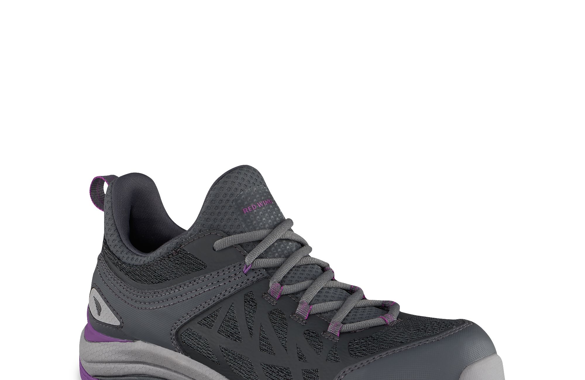 purple steel toe shoes