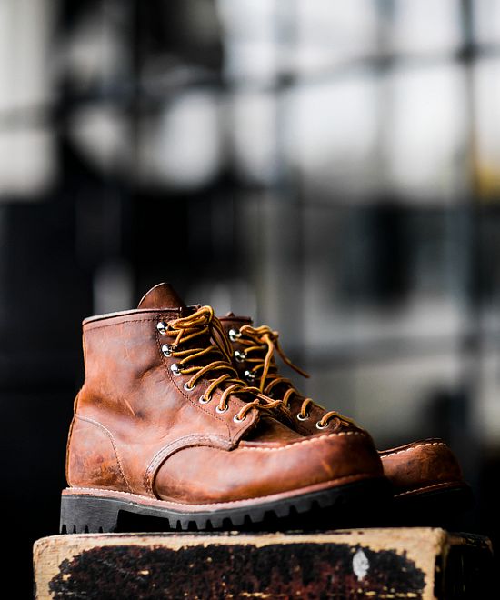 Men's Roughneck 6-Inch Boot in Dark Brown Leather 8146