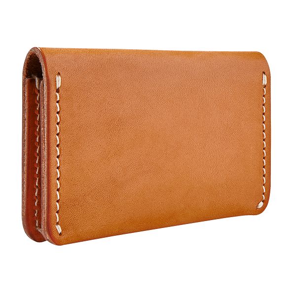 brown card wallet