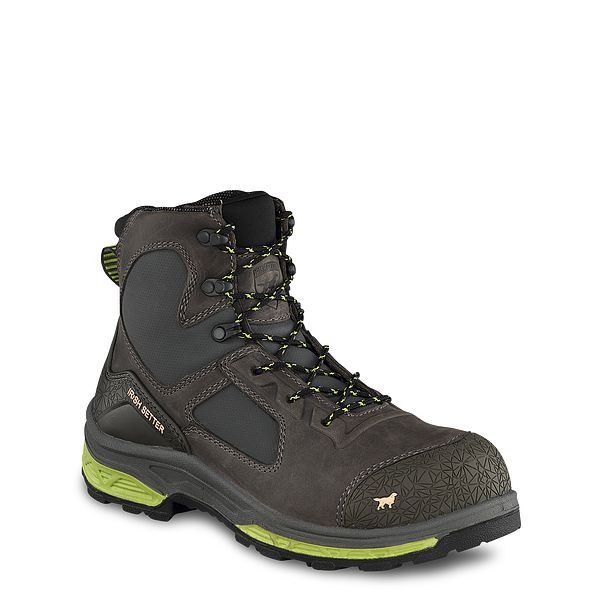 zip up steel toe work boots