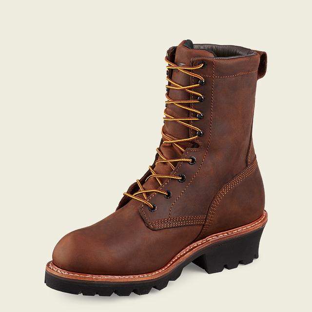 Men's 616 Electrical Hazard Insulated Waterproof LoggerMax 9-inch Logger Boot | Red Wing Work Boots