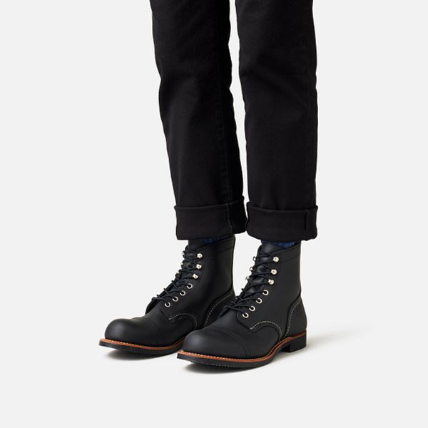 iron ranger boots black