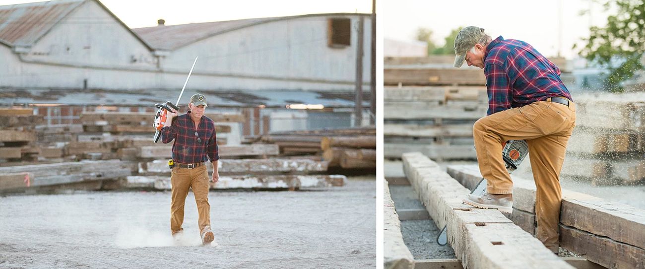 Martin St.-Jacques at Southwest Timber Works