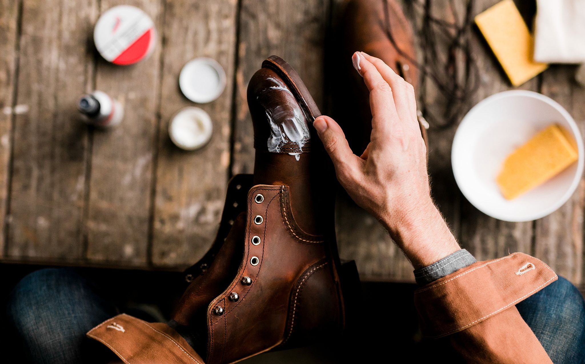 red wing oil tanned leather care