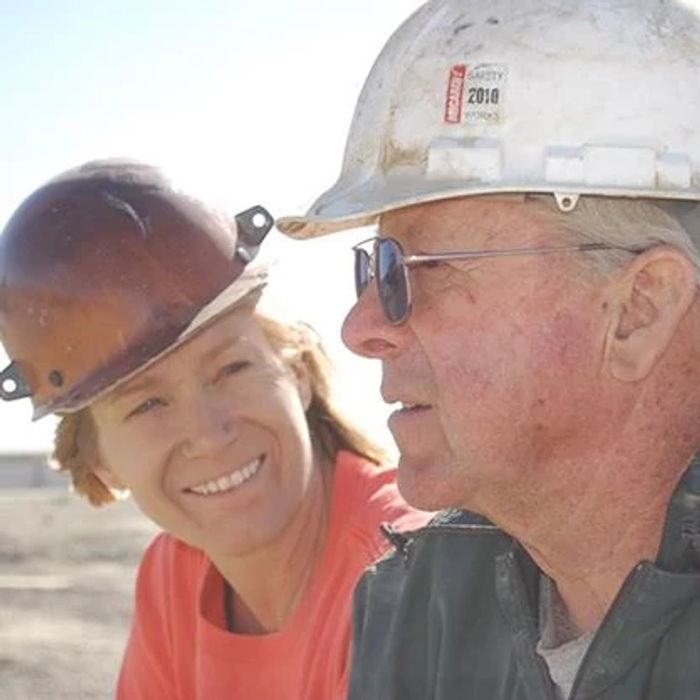 Shelly Abbott and her father