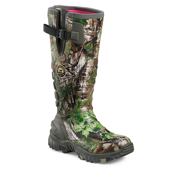 womens camo rubber boots