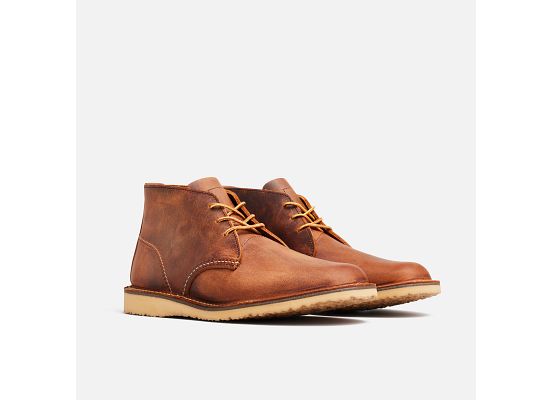 red wing weekender chukka olive brown