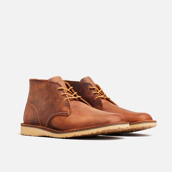 red wing chukka copper