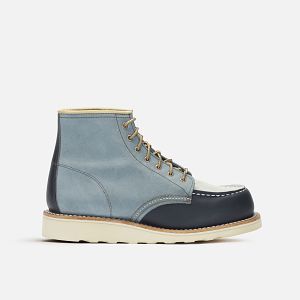 Women's 6-Inch Classic Moc Short Boot in Multi Indigo 3466 | Red
