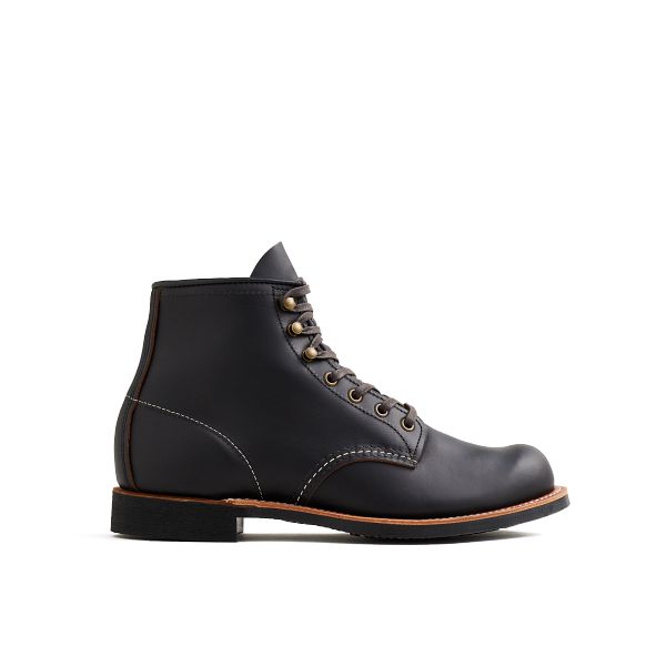 all black red wing boots