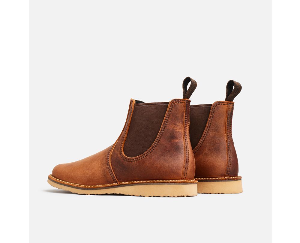 Men's Weekender Chelsea Boot in Brown Leather 3311 | Red Wing Heritage