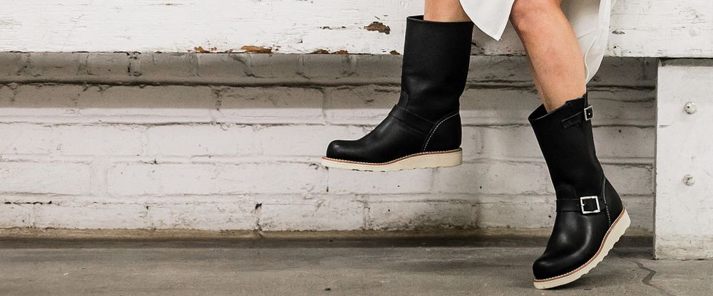 red wing women's engineer boots