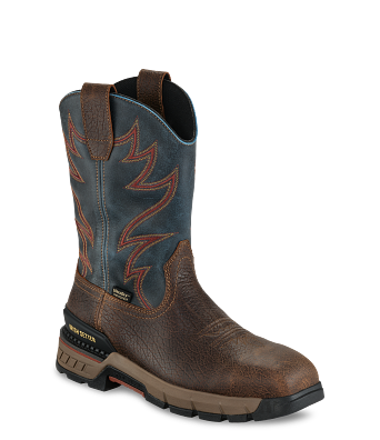 Red wing pull on boots steel toe online