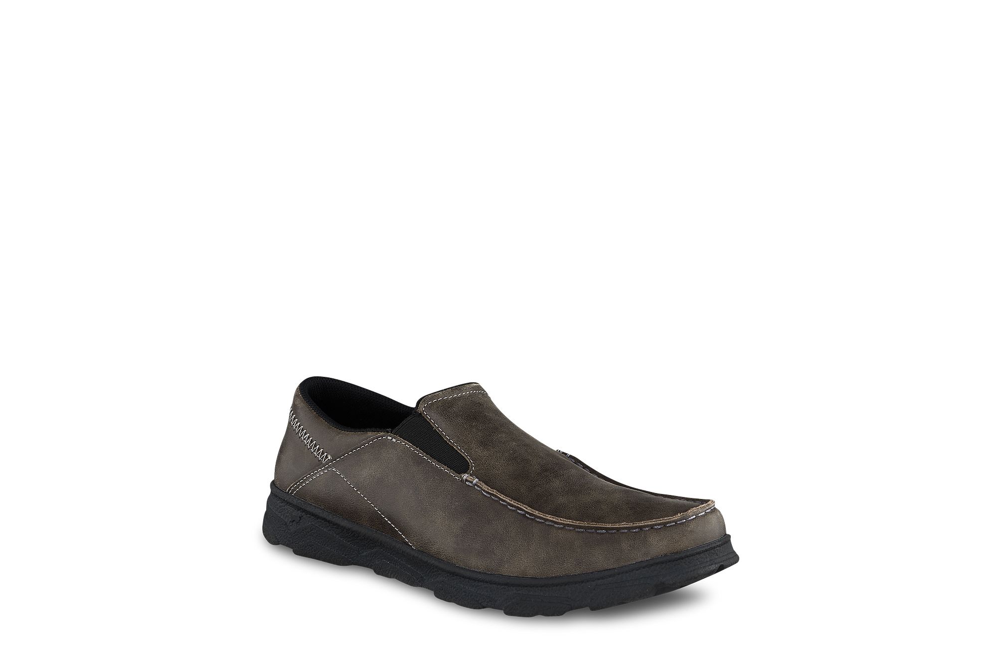 Traveler image number 1 Gray Men's Leather Slip-On