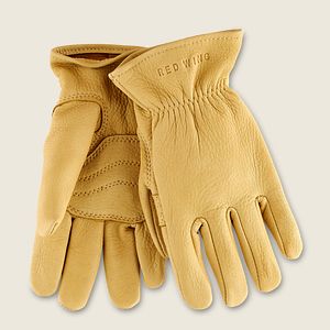 Unlined Buckskin Leather Glove