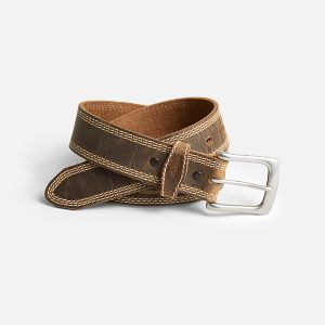 Triple Stitch Leather Belt Triple Stitch Leather Belt