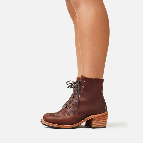 Women's Clara Heeled Boot in Dark Brown Leather 3406 | Red Wing