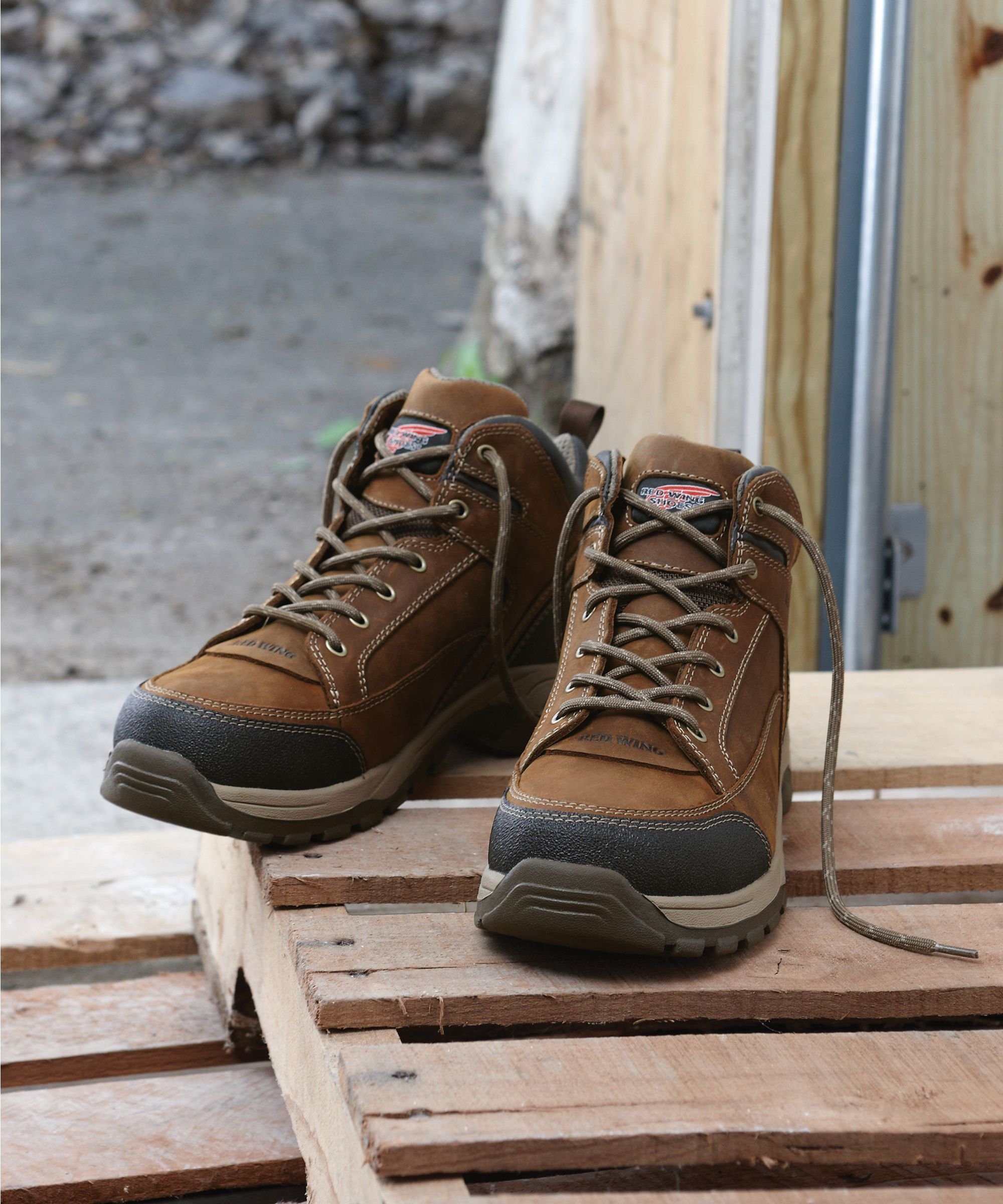 Men's TruHiker 6-inch Waterproof Safety Toe Hiker Boot Gray 6670 | RedWing