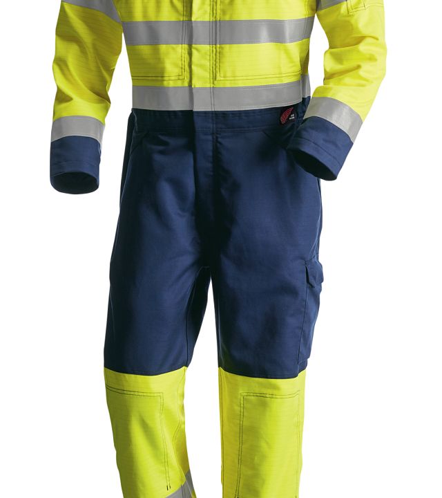 yellow hi vis overalls