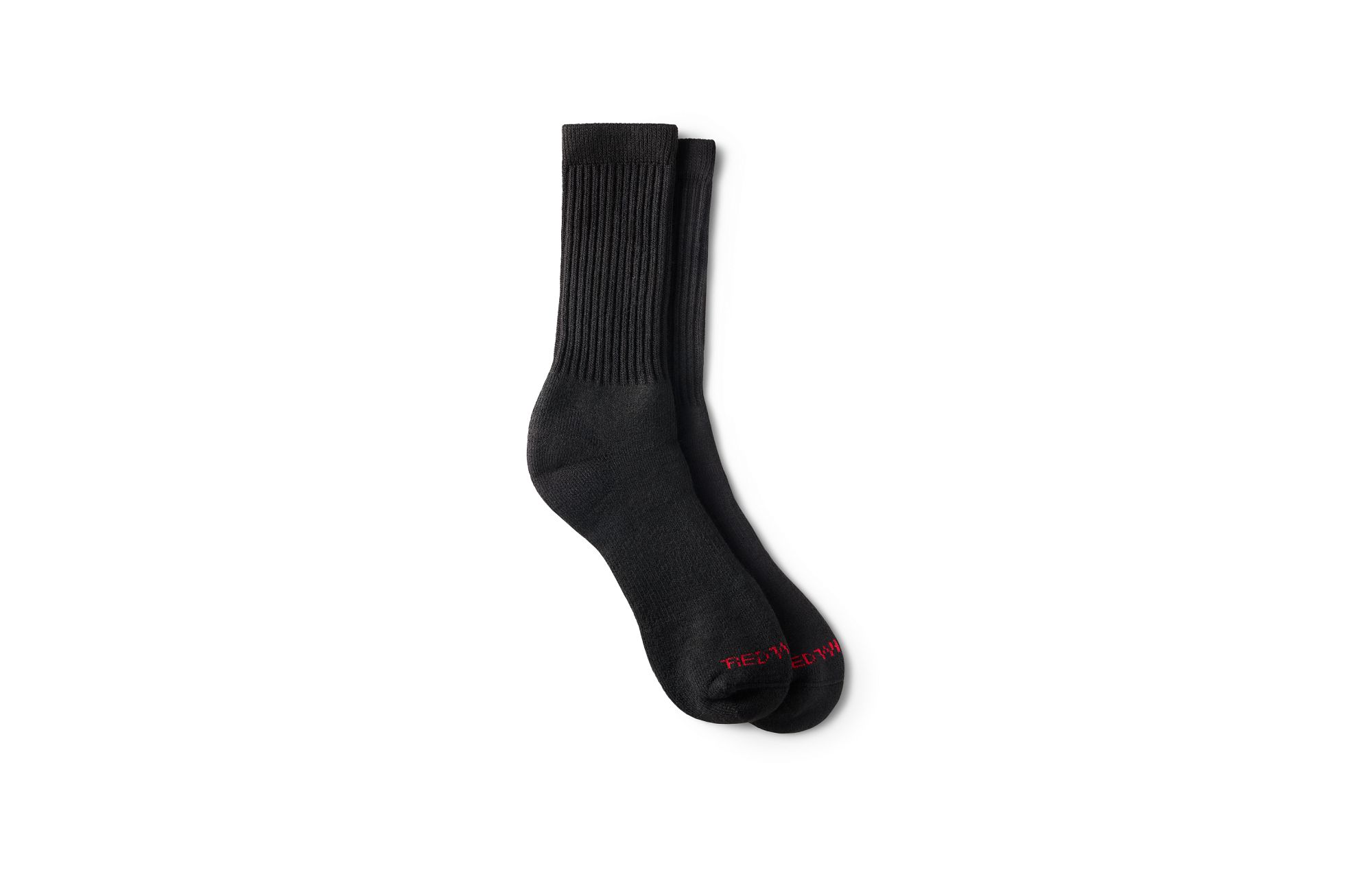 Performance Work Medium Weight Crew image number 1 Black Unisex Acrylic Blend Crew Sock in Black