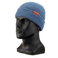 Navigate to CAP, BLUE HEATHER WOOL KNIT product image