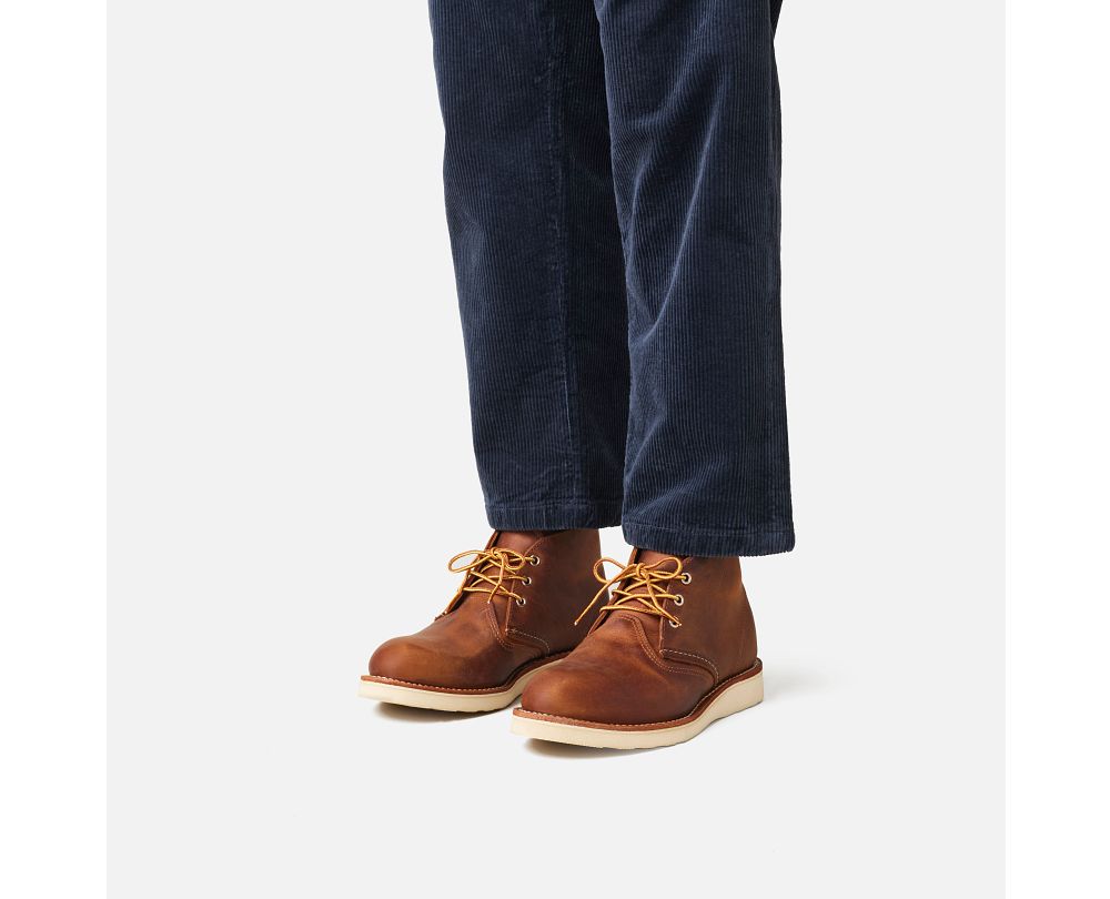 Men's Work Chukka in Brown Leather 3137 | Red Wing Heritage