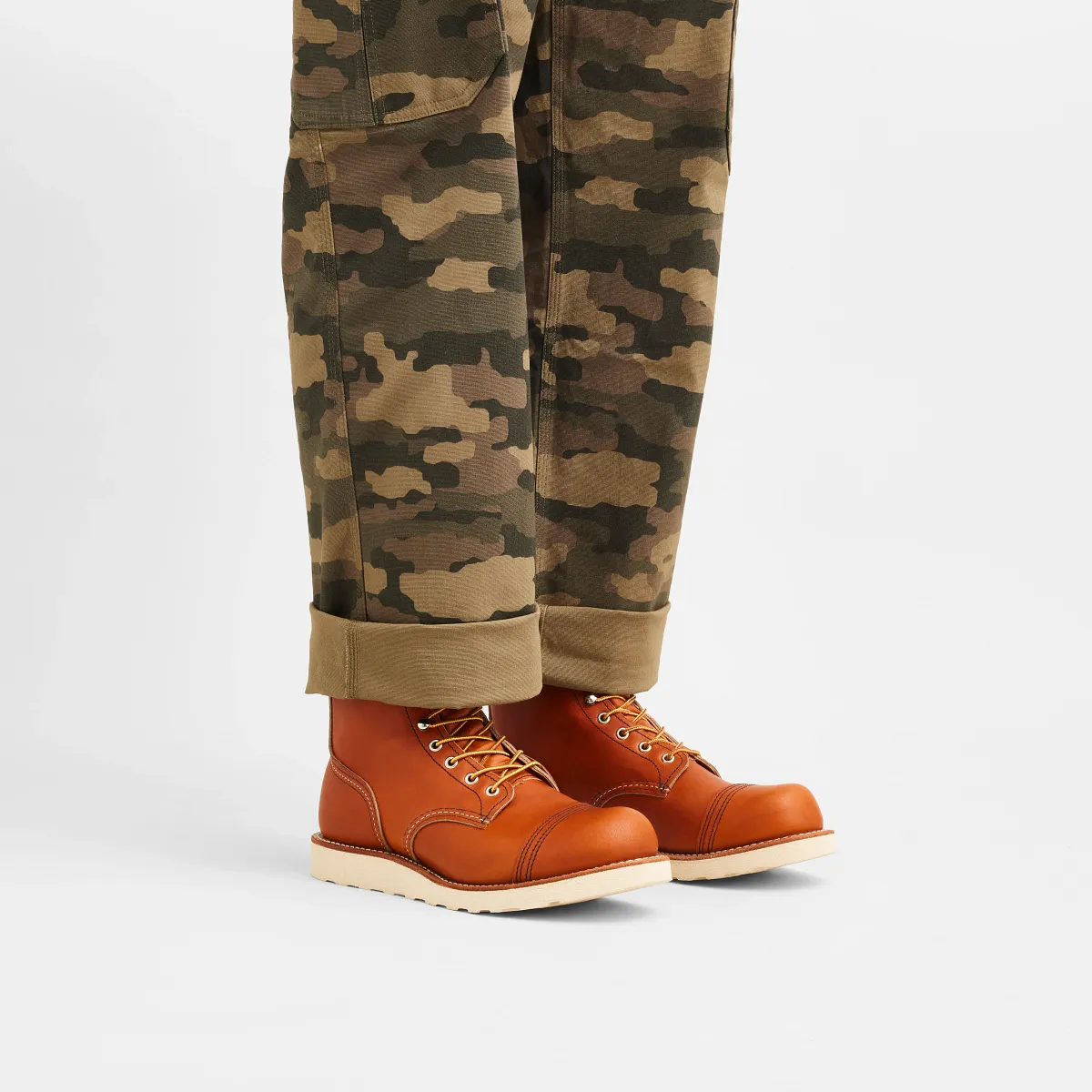 Iron Ranger Brown Men's Iron Ranger Traction Tred in Brown Leather 8089 | Red Wing Heritage