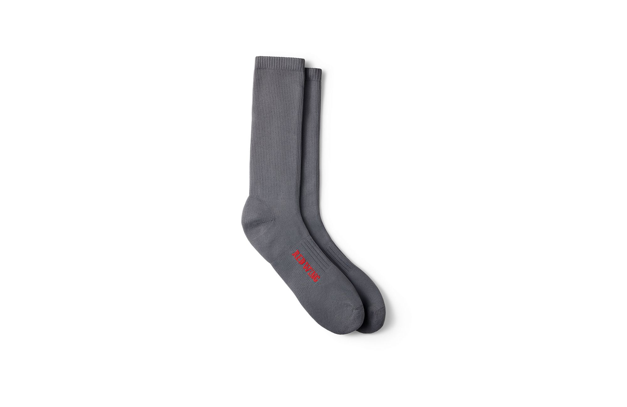 Nilit™ Breeze Cooling Light Weight Crew image number 1 Charcoal Unisex Breeze Nylon Crew Sock in Charcoal