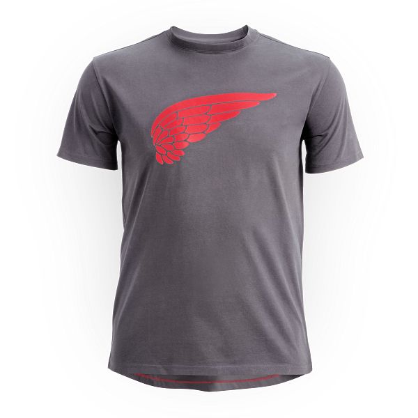 Men's Short Sleeve Classic Wing Tee in Dark Gray Red Wing Shoes