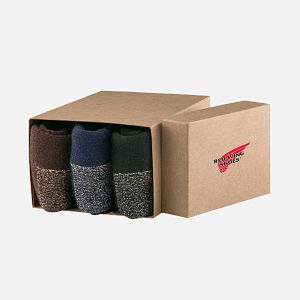 Deep Toe Capped Wool Sock - 3 Pack