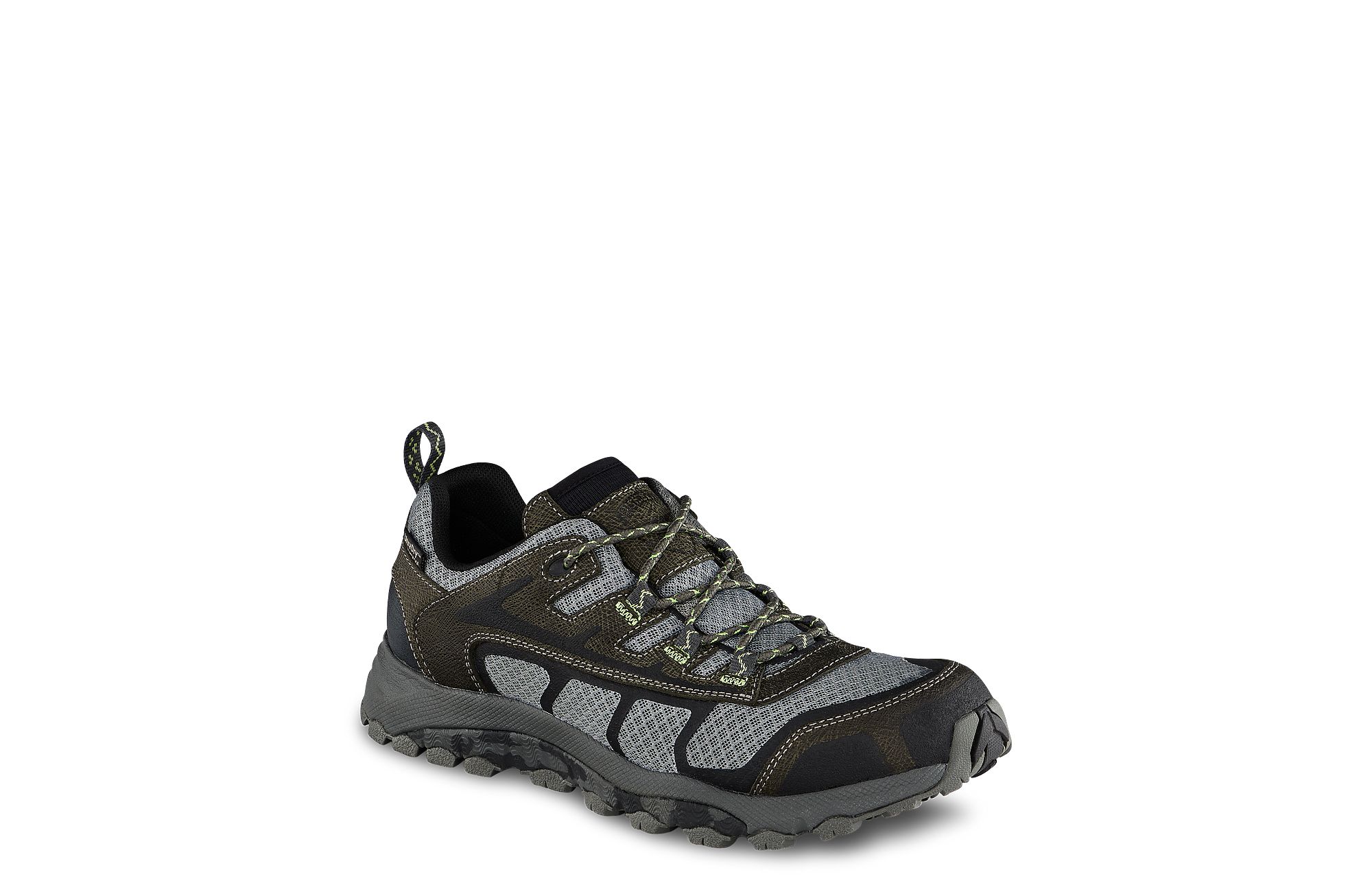 Drifter image number 1 Gray-Lime Green Men's Waterproof Oxford