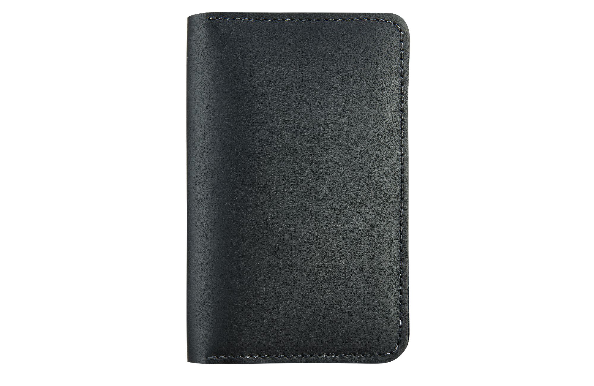 Passport Wallet image number 1 Black Unisex Wallet in Black Frontier Leather